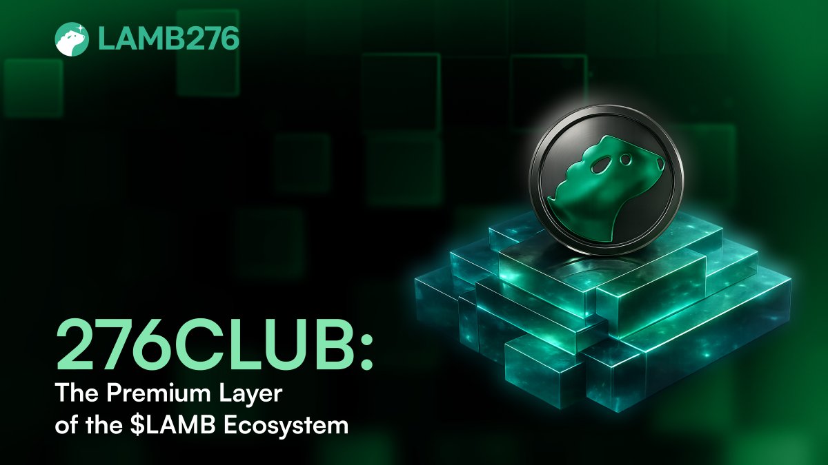 Why the $LAMB Fjord sale matters:

Because the ecosystem is built around participation.

276CLUB sits at the top layer:

• +20% weight in IQFI returns
• Priority access across ecosystem programs
• Premium participation rights

Structure matters.