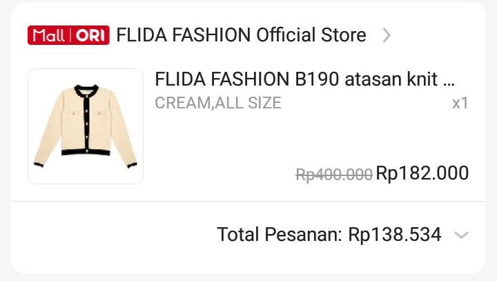 17chocolatee_'s tweet photo. 2. Atasan KNIT kekinian

Dengan harga 100-an ini bahan KNIT nya premium (bukan yang pasaran), dan di tokonya banyak pilihan gemess” lainnyaa. Bisa cek lewat link 👇

https://t.co/LI3h54TaJu https://t.co/2O8fagPGTo