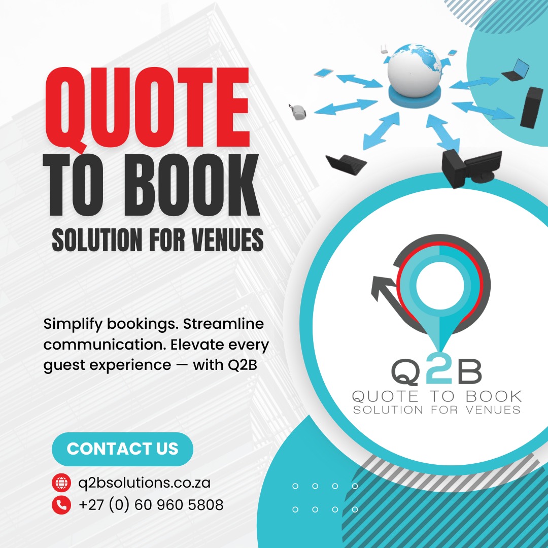 Q2BSolutions's tweet photo. Simplify your venue management with #Q2BSolutions!
All-in-one cloud platform for accommodation, events, &amp; activities — with real-time booking, CRM, and local support.
#HospitalityTech #EventManagement #VenueSoftware https://t.co/FzUjEktW9G