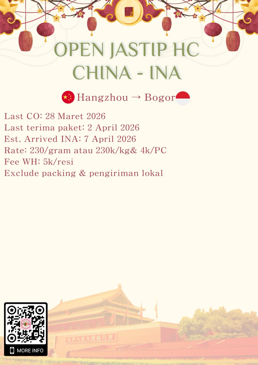 WH USA HC CHINA APRIL | TF YUAN 2470 FEE 3K tweet media