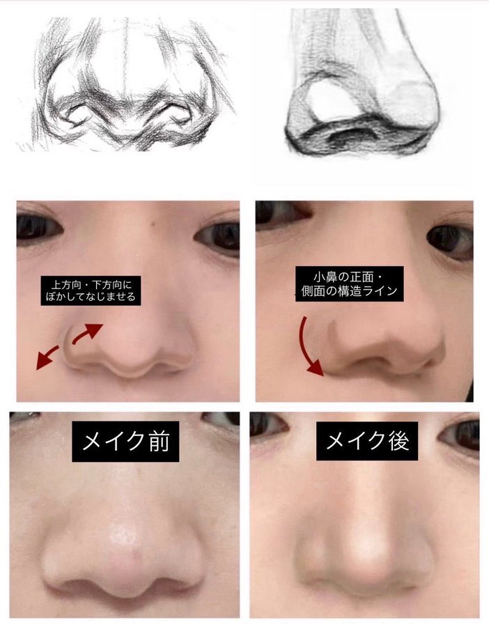 どんなデカ鼻でも『小鼻縮小した？？』って聞かれるくらい鼻をスリムにする方法⇩