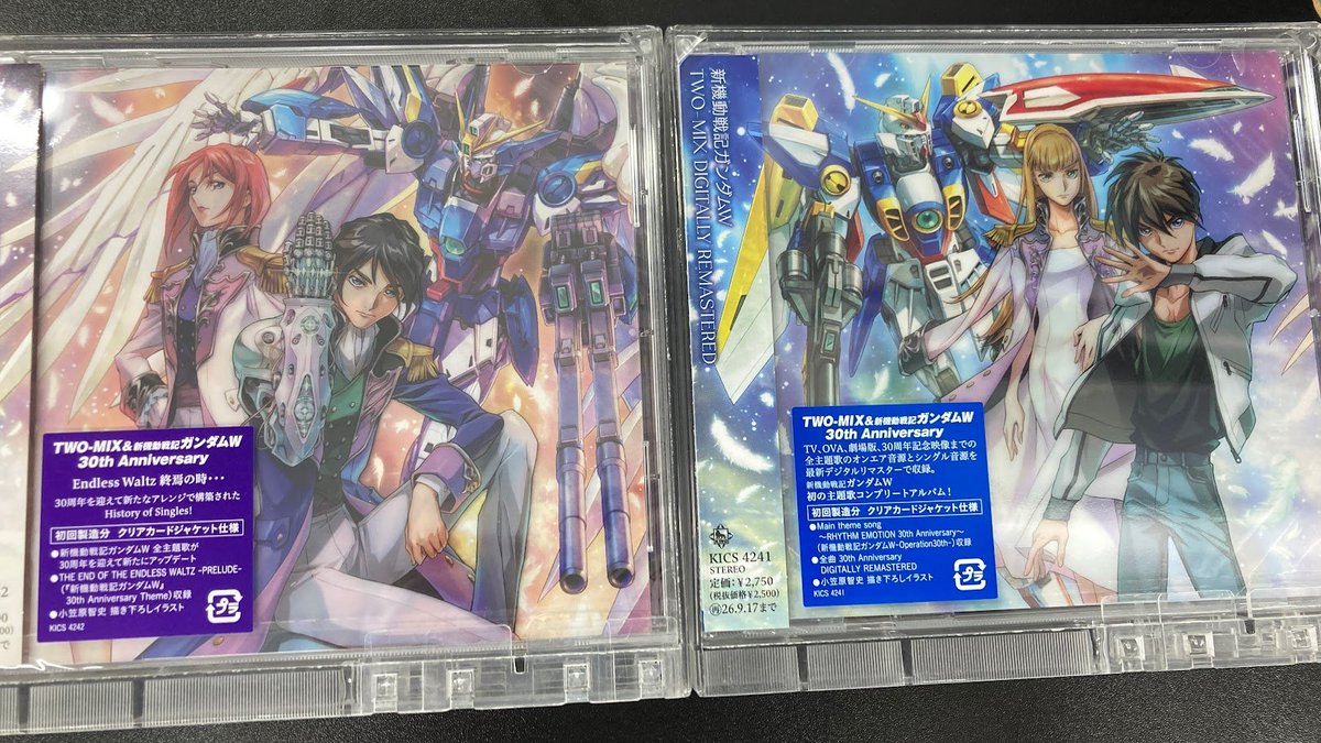 💿＃入荷情報💿】 TWO-MIX 30周年記念CD 『新機動戦記ガンダムW TWO