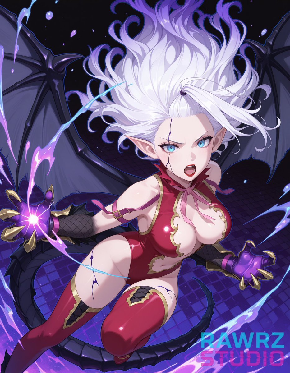 RawrzStudio's tweet photo. EN: I've been creating images for almost 2 years now, and rarely have I loved the results so much that practically no material gets scrapped. The Mirajane Strauss Satan Soul sessions were definitely one of those times. 🦇✨ I mean... just look at that aura!!! 😈💜 Would you let her cast a spell on you? 👇

ES: Llevo casi 2 años creando imágenes, y pocas veces me han gustado tanto los resultados que prácticamente no hay material que desechar. ¡Las sesiones de Mirajane Strauss en su forma Satan Soul fueron sin duda una de ellas! 🦇✨ O sea... ¡¡¡sólo miren esa aura!!! 😈💜 ¿Te dejarías hechizar por ella? 👇

#MirajaneStrauss #SatanSoul #FairyTail #DemonWaifu