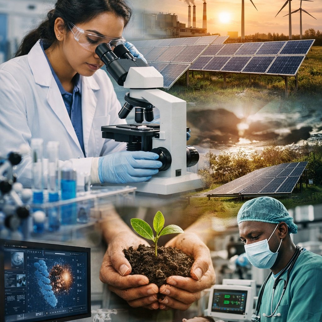 manju182308's tweet image. Technology is not just about gadgets; it’s about improving human life. Scientific research in medicine, environment, and energy can help solve global challenges and build a sustainable future. 🌍🔬 #ScienceForGood #Technotainment