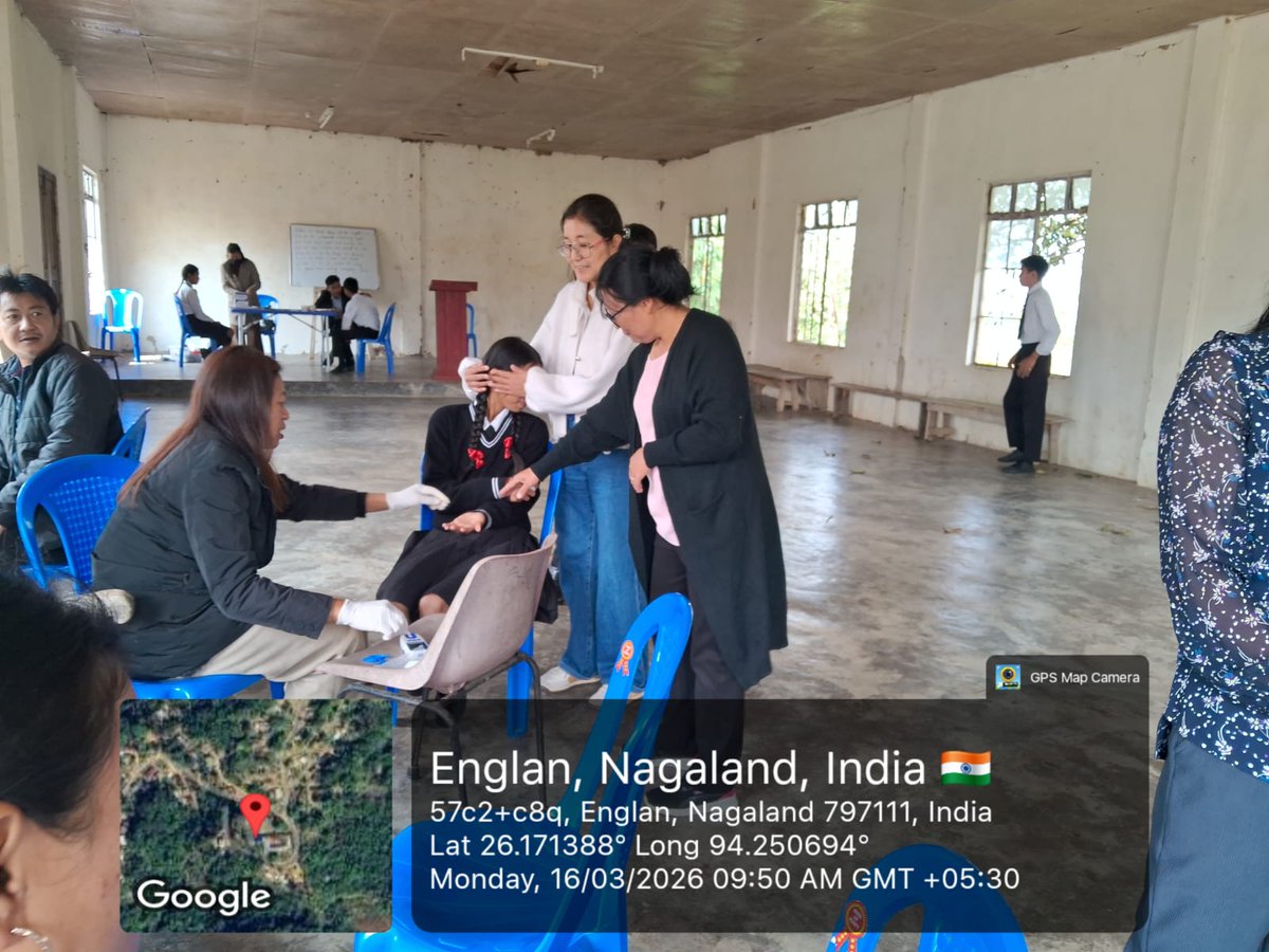 Pink Health Camp in celebration of District Girl child day convergence with Mobile school health (RBSK) under health &amp;Family welfare was held on 16th march 2026 at GHS Englan #wokha.
<a href="/MinistryWCD/">Ministry of WCD</a> <a href="/DC_Wokha/">Deputy Commissioner, Wokha</a> <a href="/etfwokha/">Shishoi Oshom - Entrepreneurship Task Force- Cell</a>