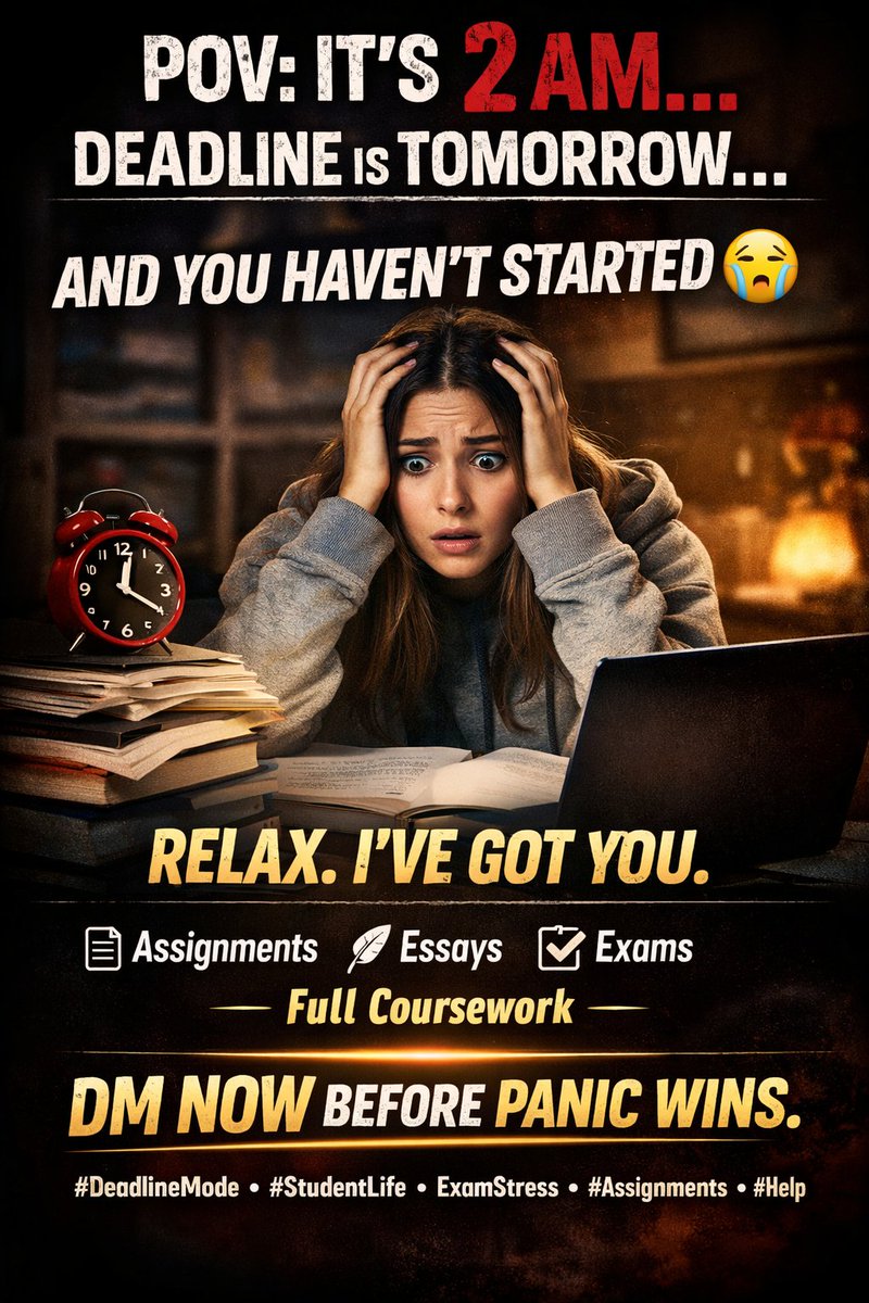 BiancaEssays's tweet image. #AcademicSupport #essay
#trendig #Focusing