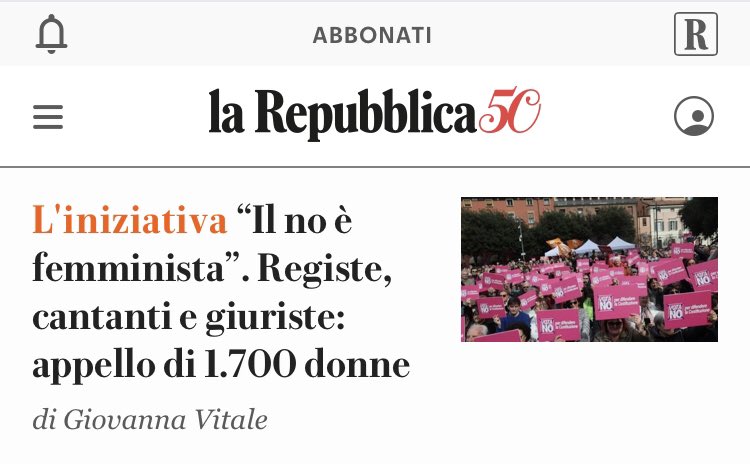 Lo spot perfetto per il SI non esis…….