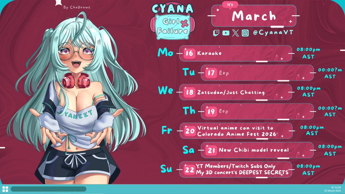 Cyana | Dork VTuber 🇵🇷 tweet media