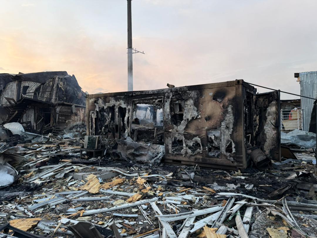 More visuals of a devastated rehab center in Kabul after a Pakistani attack that has killed several civilians.