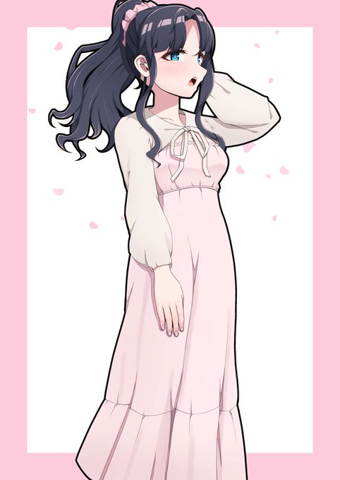 OC健全絵描いたので見てください。春バージョン 