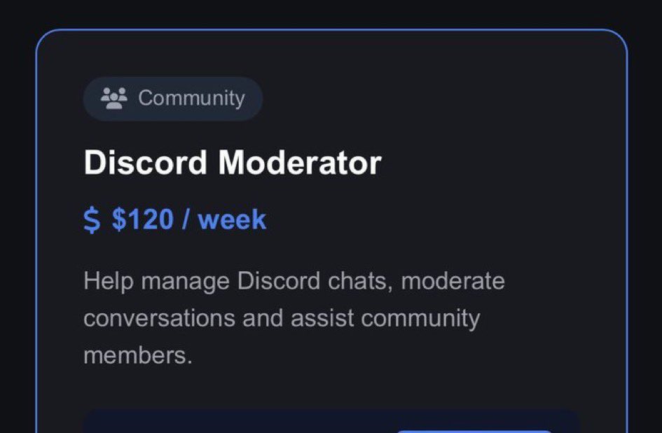 Can you moderate a discord channel  for $120 weekly ??