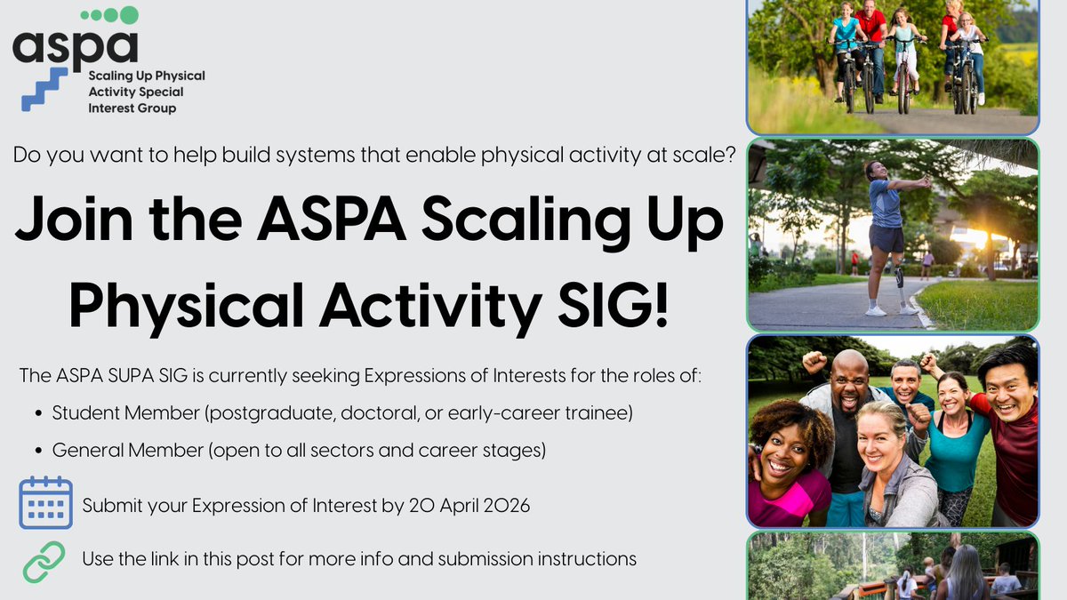 Asia-Pacific Society for Physical Activity tweet media