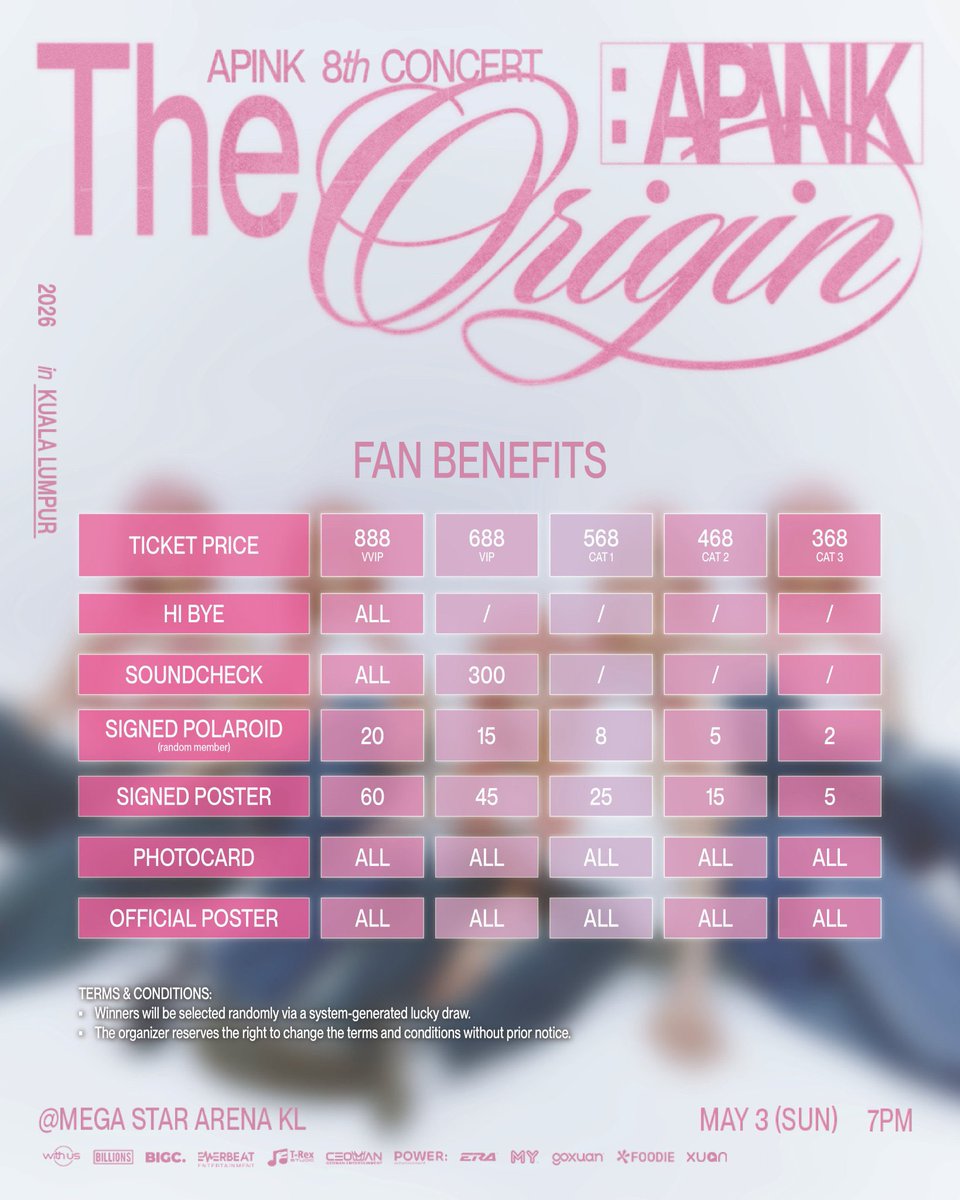 OPEN JASTIP JASWAR JOKI WAR TIKET
Apink 8th Concert “The Origin” in Kuala Lumpur

- WAR ONLY, tidak sampai fisik
- fee 250k/tiket
- data pribadi &amp; selfpayment
- trusted 1000%
- berpengalaman &amp; testi on pinned

t. wtb wts need info jaswar jastip joki apink in malaysia malay kl