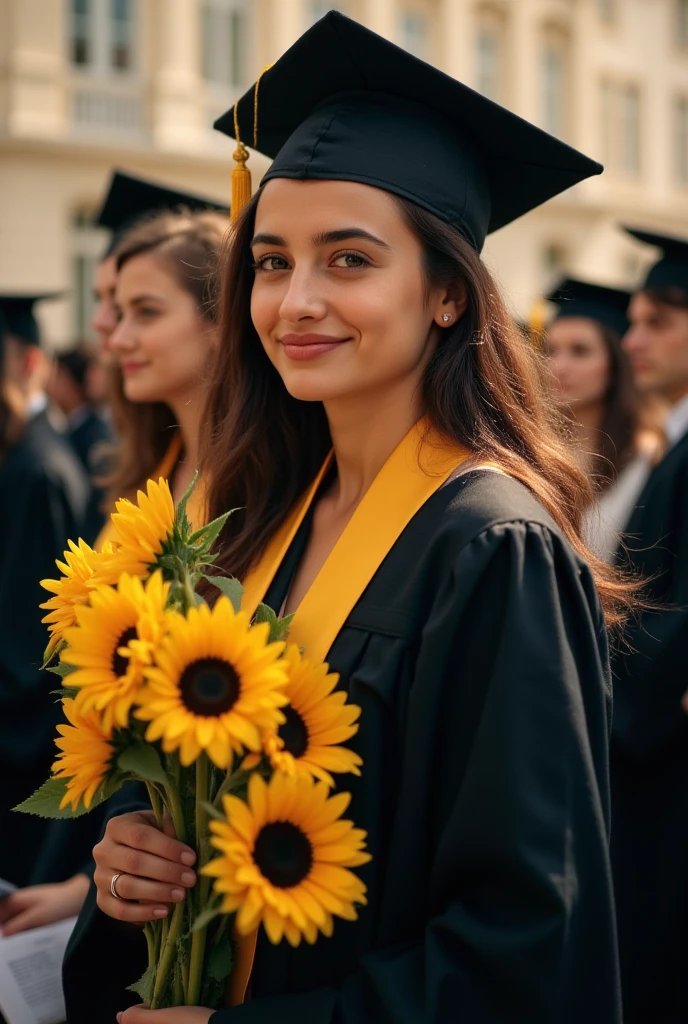 vinothraja123's tweet photo. "From midnight struggles to this golden moment ✨
#Graduation2026 #SunflowerGraduate #ProudMoment #WomenEmpowerment #ClassOf2026 #DreamsBloom #StrongWomen #GraduationDay #SuccessStory #FutureIsFemale #ViralGrad #Inspiration #BloomWhereYouArePlanted #DegreeEarned #Unstoppable https://t.co/LQsO3bnWsx