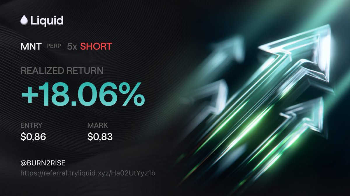 Burn2Rise's tweet photo. 🫩 Barely slept, but shorted $MNT twice overnight
$85 🔻 $82
$86 🔻 $82.6 

Might not be the end yet, but I’m out for now… 
Need to chill a bit and hunt for the next setups on @liquidtrading https://t.co/VmdH44Y0yt