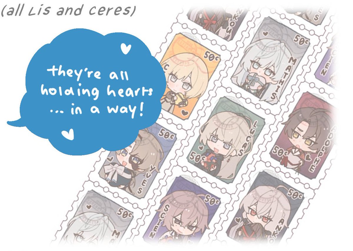 [virche spoilers] eee samples for washi stamps arrived today,, heart delivery!! 