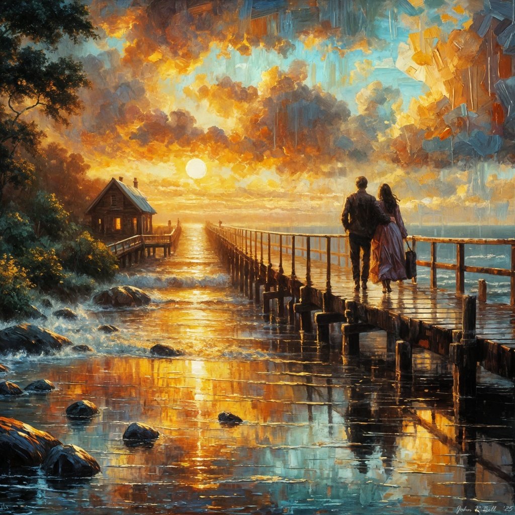jrbellArt's tweet image. For the Lord watches over the way of the righteous, but the way of the wicked leads to destruction.
Psalm 1:6

jrbell.com/?link=random-i…

#bibleverse #rain #walkway #path #pathway #couple #promenade #sunset #golden #sky #skies #christian #art #digitalart #scripture #bible