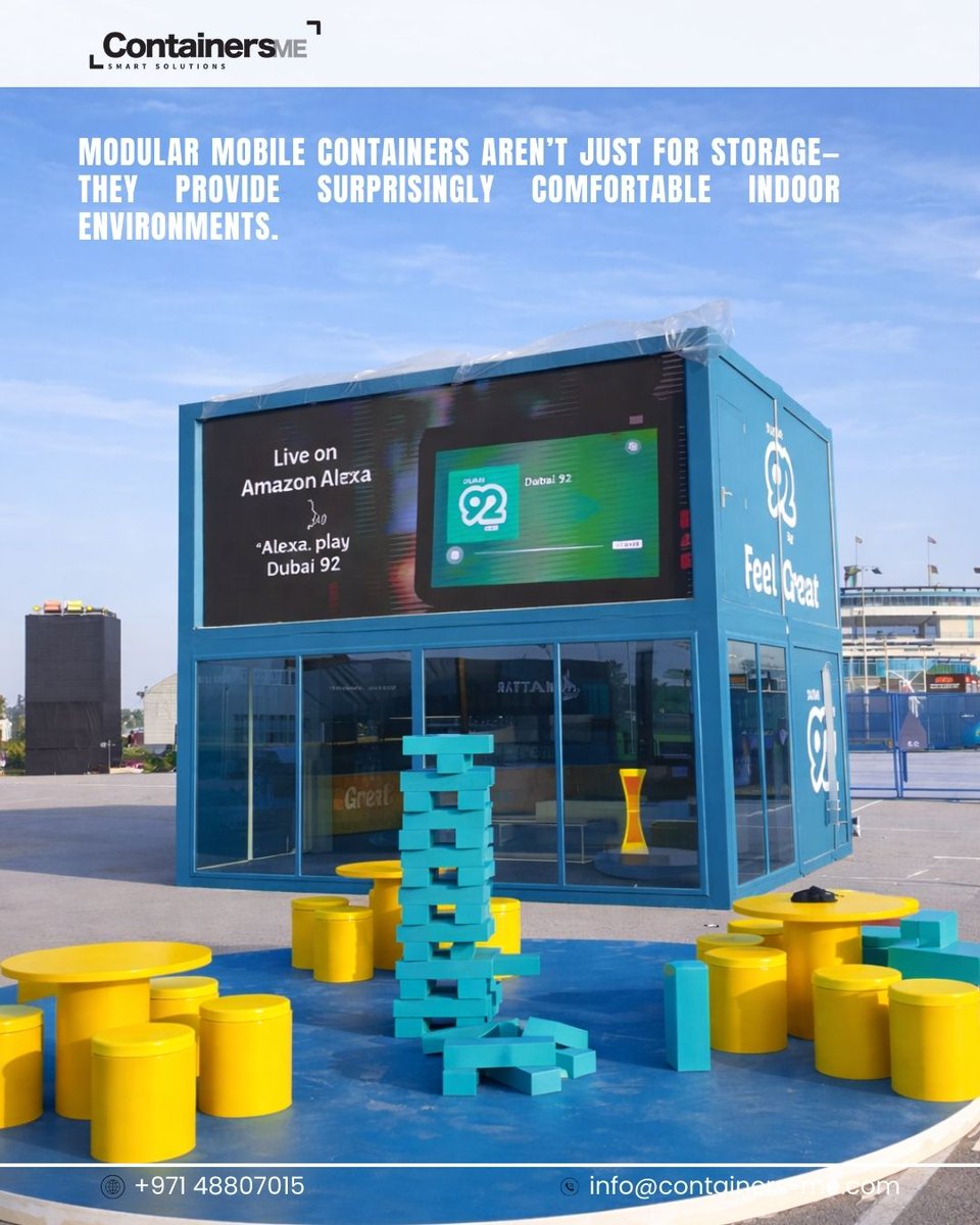 Containers_me's tweet image. Are Container Spaces Comfortable for Work or Living?

Yes! Modular containers are quiet, stable, and climate-controlled—perfect for offices, clinics, classrooms, and retail.

#modularcontainers #containeroffice #modularconstruction #temporaryspaces