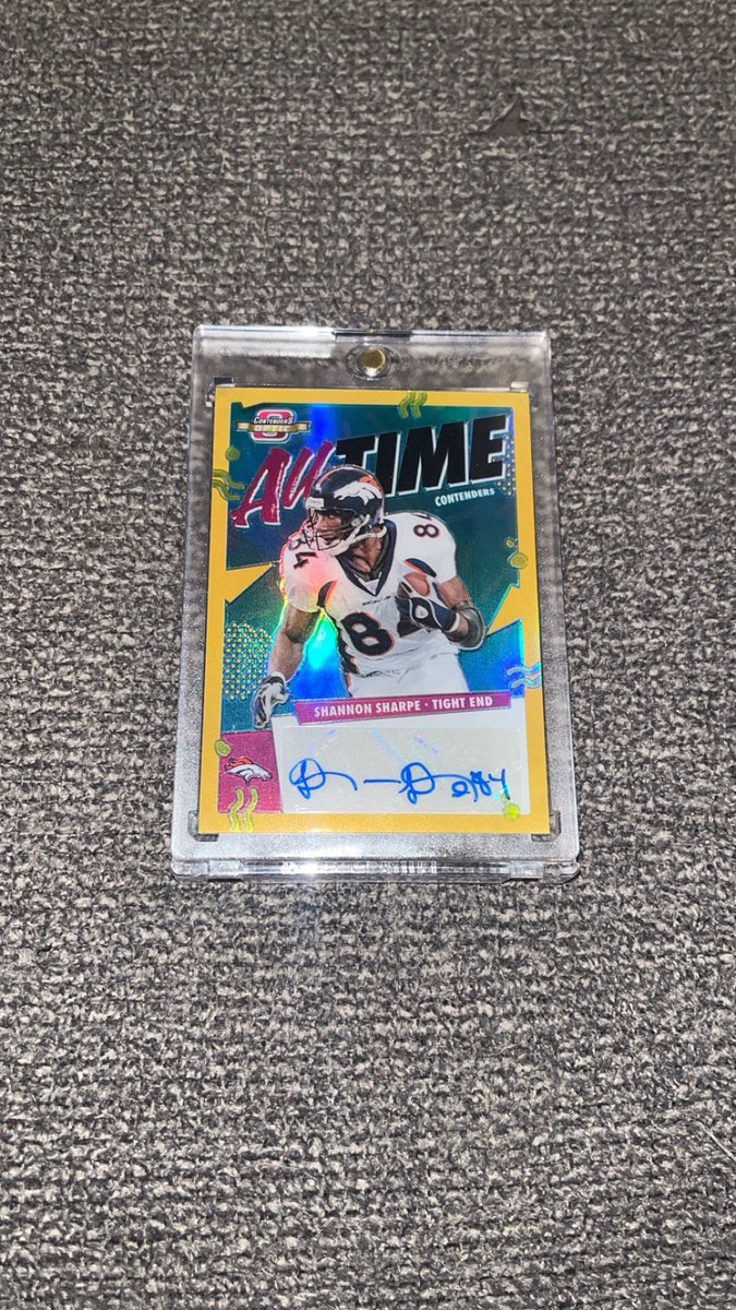 TwinBrosCards's tweet photo. #TwinBrosStack
 
$120 /10

Shannon Sharpe All-Time Contenders Optic Auto! https://t.co/20spE5nRZX