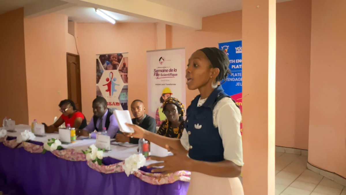 SonEmpreinte's tweet photo. Dans le cadre de la Semaine de la Fille Scientifique, #SonEmpreinte a co organisé une conférence d’envergure au Technipole – #ENSPY autour d’un thème central et stratégique.

#SFS
#EntrepreneuriatFéminin
#ÉgalitéDeGenre
#StopVBG https://t.co/fIhJK9YkQ3