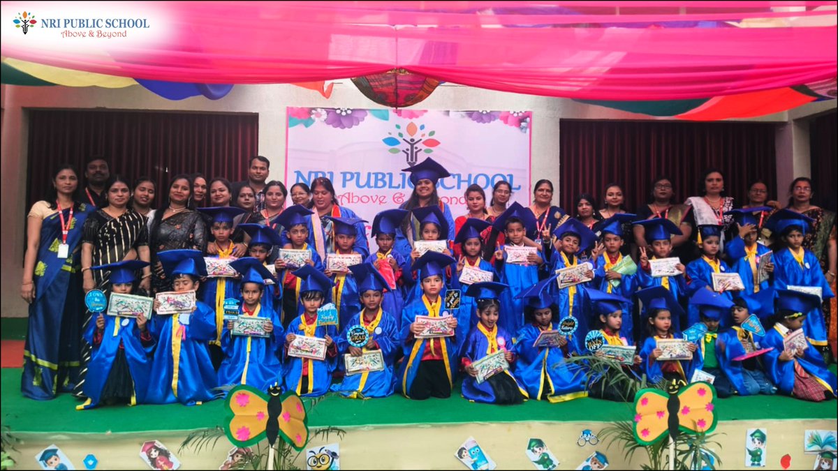 NRIPublicSchool's tweet photo. 🎓 Tiny steps, BIG dreams begin! 💫
Graduation &amp; Annual Day Celebration 2025-26
#kindergarten

#School #Bhopal #NRIPublicSchool https://t.co/54Sn8Bd8dt