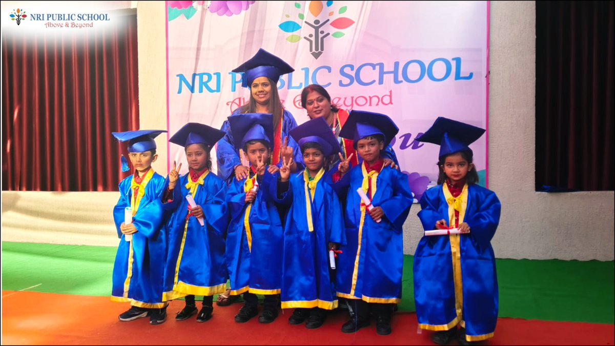 NRIPublicSchool's tweet photo. 🎓 Tiny steps, BIG dreams begin! 💫
Graduation &amp; Annual Day Celebration 2025-26
#kindergarten

#School #Bhopal #NRIPublicSchool https://t.co/54Sn8Bd8dt