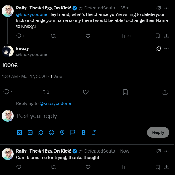 Rally | The #1 Egg On Kick! tweet media