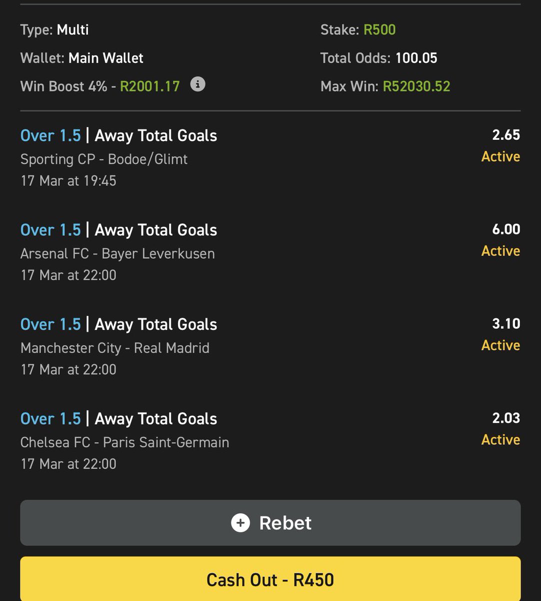 kingpunter10's tweet photo. ✅100 odds let’s go 

🫰🏿Kick off 👉🏽19:45

✅Booking code 👉🏽03-828572

✅Promo code 🫰🏿KING50  

👉🏽link on the bio 

18 + https://t.co/4LvHxJFj3Y