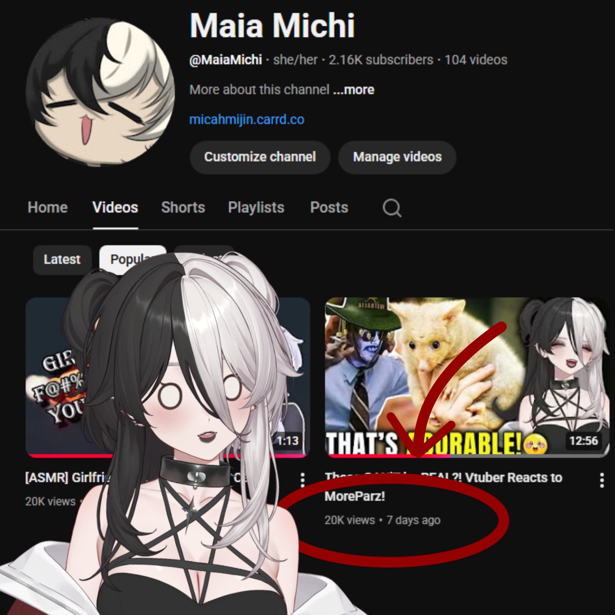 Maia Michi🕯️✨ Mimic Vtuber tweet media