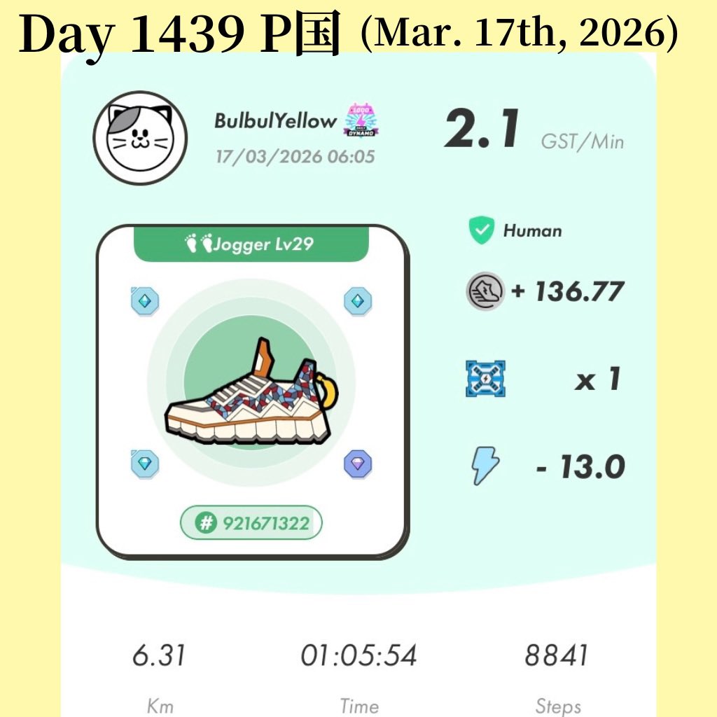 Bulbul_stepn⭐️ブル子でございます tweet media