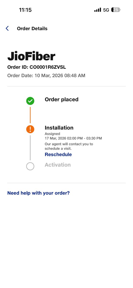 mouleyyyyy's tweet photo. @JioCare  Totally disappointed with the service. You said agent will contact me for relocation for the last 7 days. The order just stays like this with new dates every single day. Do you still want me to wait? https://t.co/SjAWDxYS5T
