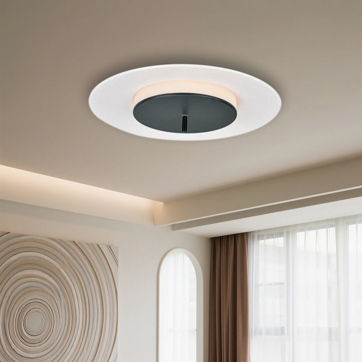softlight_david's tweet image. Quiet light from above. Flush, soft, even—unseen but always felt.

Everyday comfort in every room.

#ceilinglight #flushmount #ambientlighting