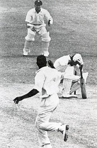 RSingh6969a's tweet photo. March 17, 1962: A "Black Day" for Indian cricket. On this day, #NariContractor was struck by a delivery from Griffith that ended his Test career. KN Prabhu, Berry Sarbadhikari, and two others waiting outside OT for news on Nari and Nari at London Airport on his way back to India https://t.co/MqCFNqBhlE