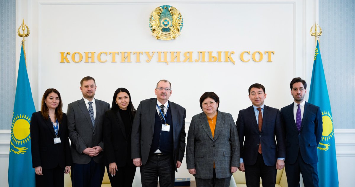 conscourtKZ's tweet photo. The Constitutional Court and the #OSCE Office Discussed Joint Initiatives for 2026

@OSCEinAstana 
https://t.co/BWjAMAmcGv https://t.co/tTiTQmNLEf
