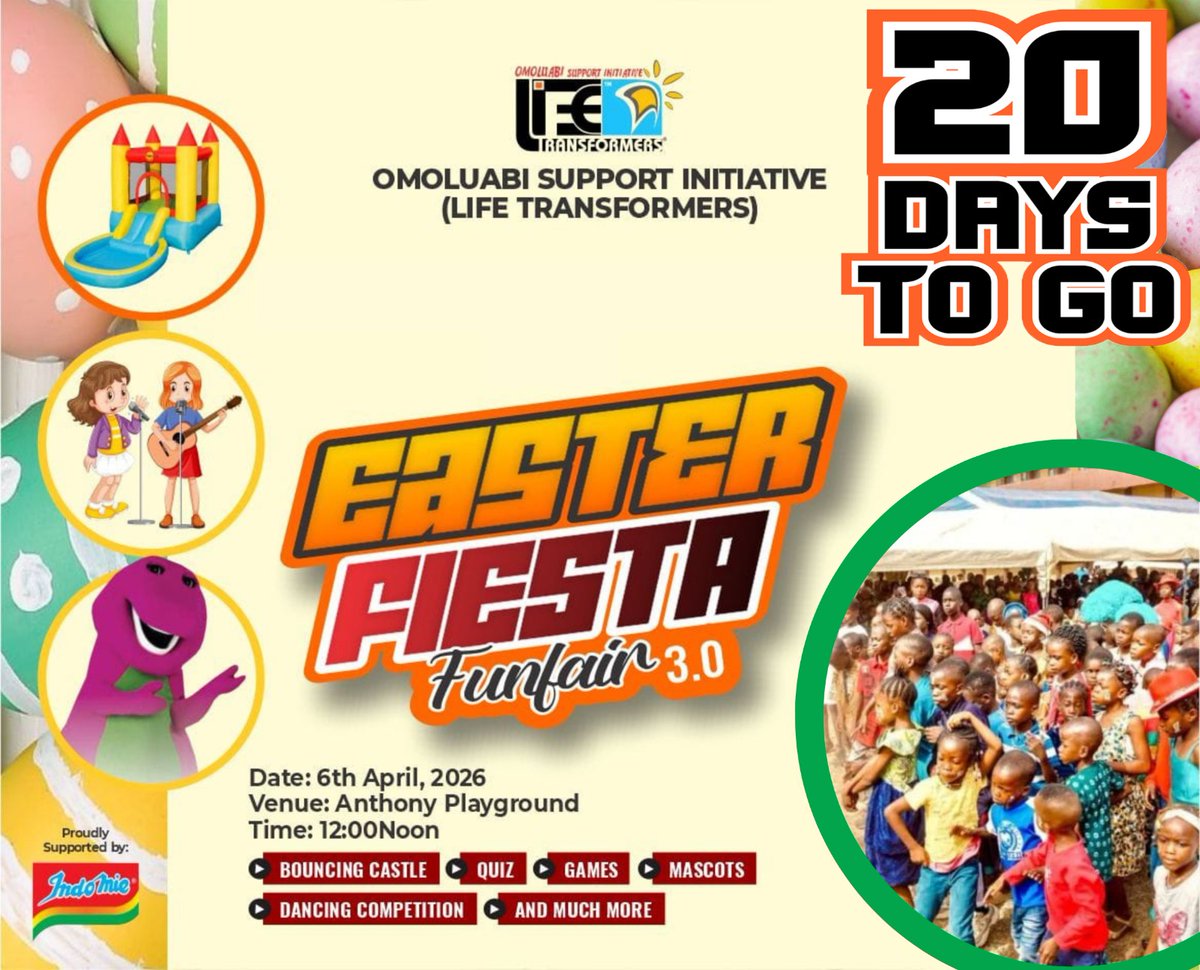 OmoluabiLife's tweet photo. Be part of this great cause.... Call 07032224464 for more information https://t.co/31eMxssbmG