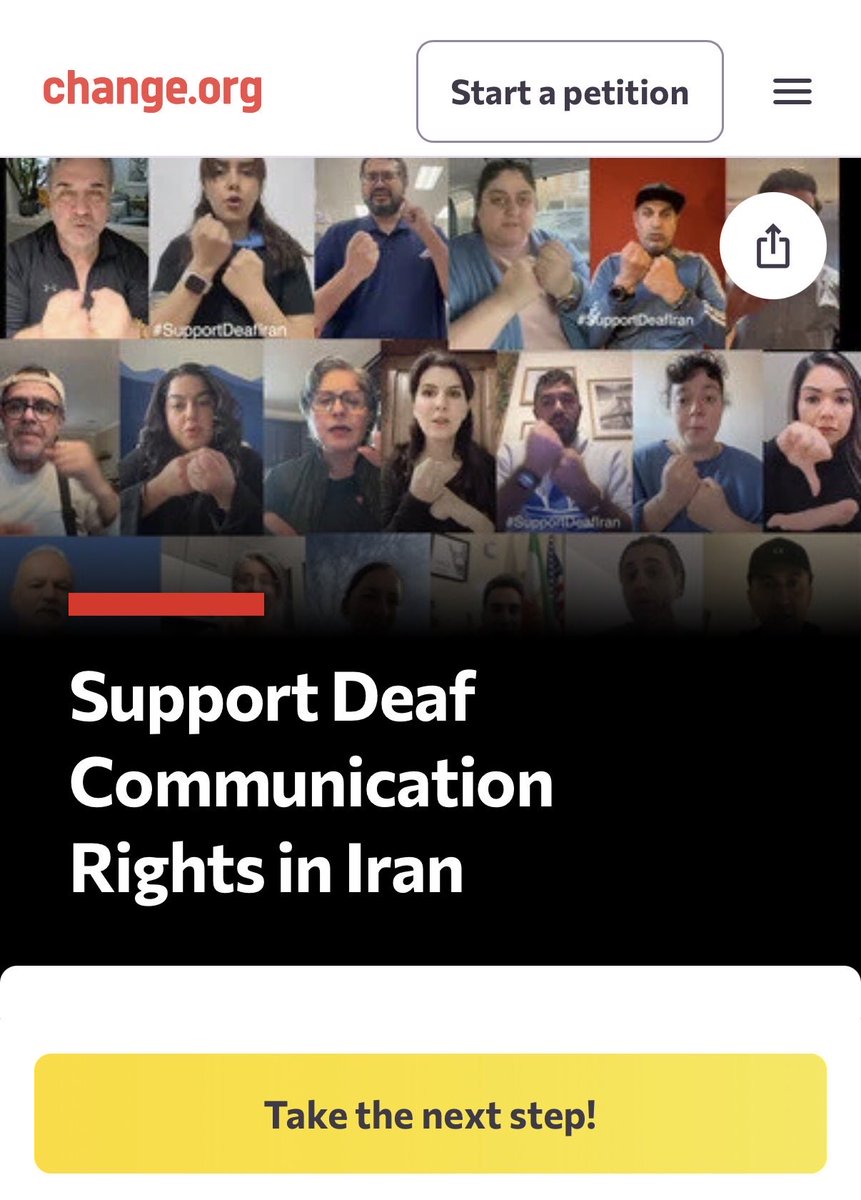 ArdavanGuity's tweet photo. https://t.co/oQRcBkJE2j?... 

16 days since Iran shut down the internet. The Deaf community is still cut off.
#SupportDeafIran went viral—thank you. But the World Federation of the Deaf has not responded.
Read/watch (EN, ASL, Esharani) &amp; sign: https://t.co/hGcBcH1kwl
Pleas share. https://t.co/GnpO3TBicJ