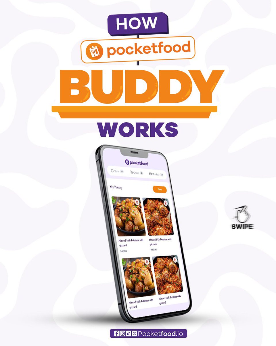 Pocketfood.io tweet media