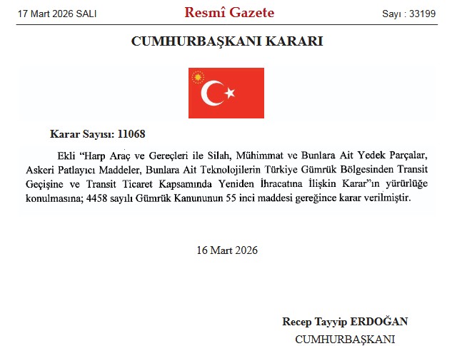 hangi ülke türkiye üzerinden nereye muhimmat taşıyacak?