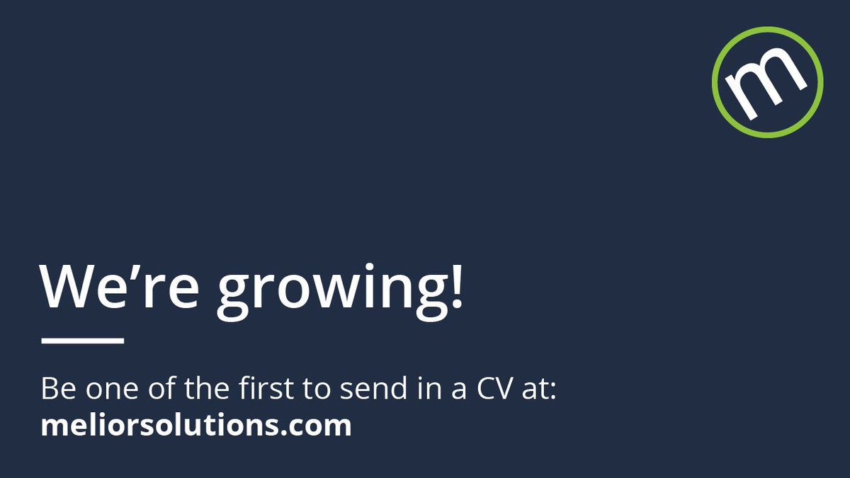 Melior Solutions tweet media