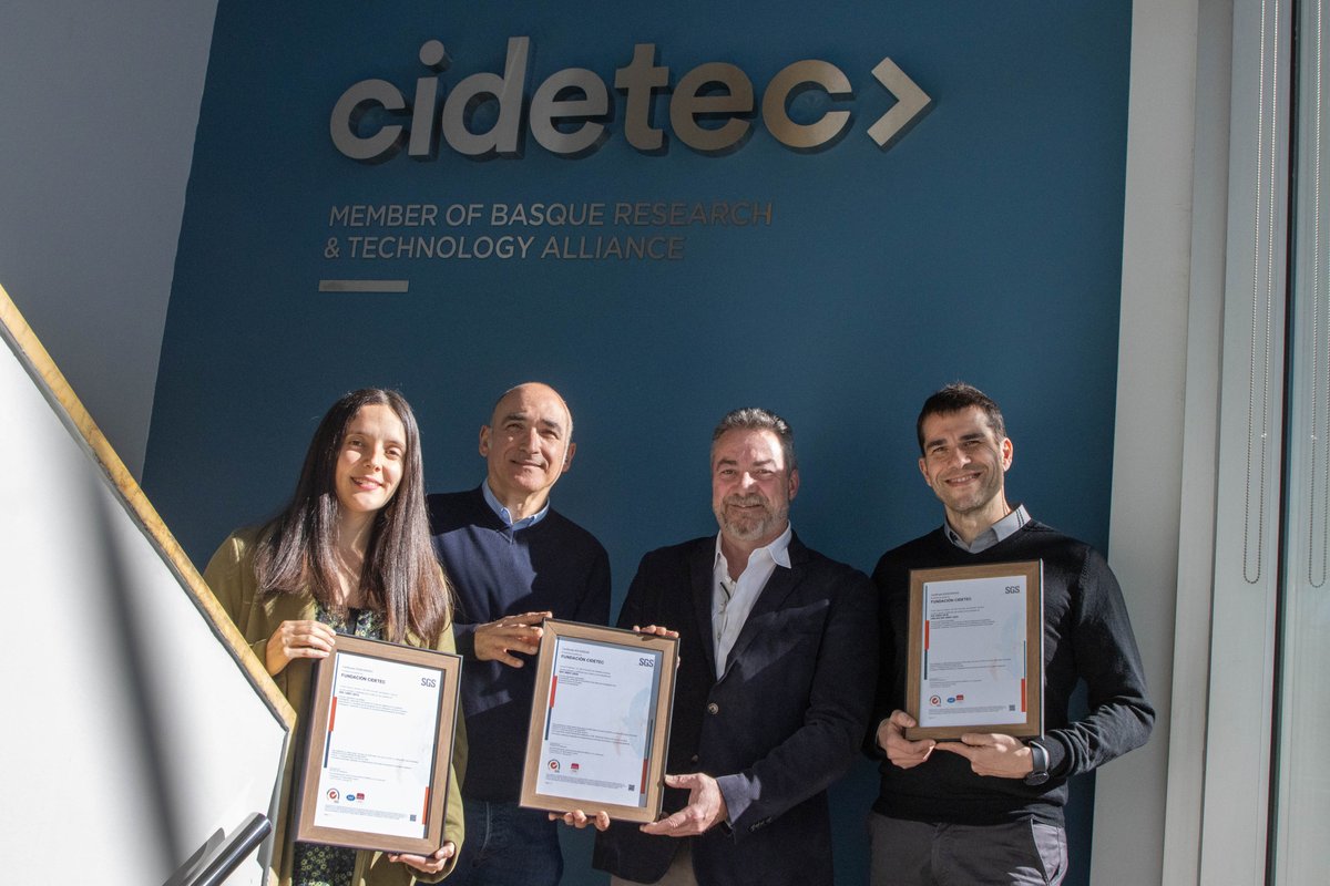 CIDETEC_'s tweet image. CIDETEC strengthens its commitment to excellence by reaffirming their commitment to global standards following the receipt of new ISO certifications from SGS.

👉ISO 14001
👉ISO 45001
👉ISO 56001

🖇️cidetec.es/en/cidetec-str…

#CIDETEC #SGS #CERTIFICATION #ISO