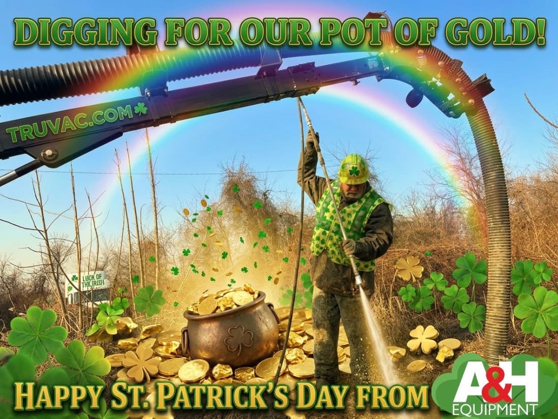 ☘️ Lucky to Support our Safe Digging Crews!☘️

Happy St. Patrick's Day! - Irish or not, we hope you safely dig up that pot of gold! Our very own Harrisburg General Manager, John Solovey, is working hard to find those golden coins!!💰🚧
#ahequipment #happystpatricksday
