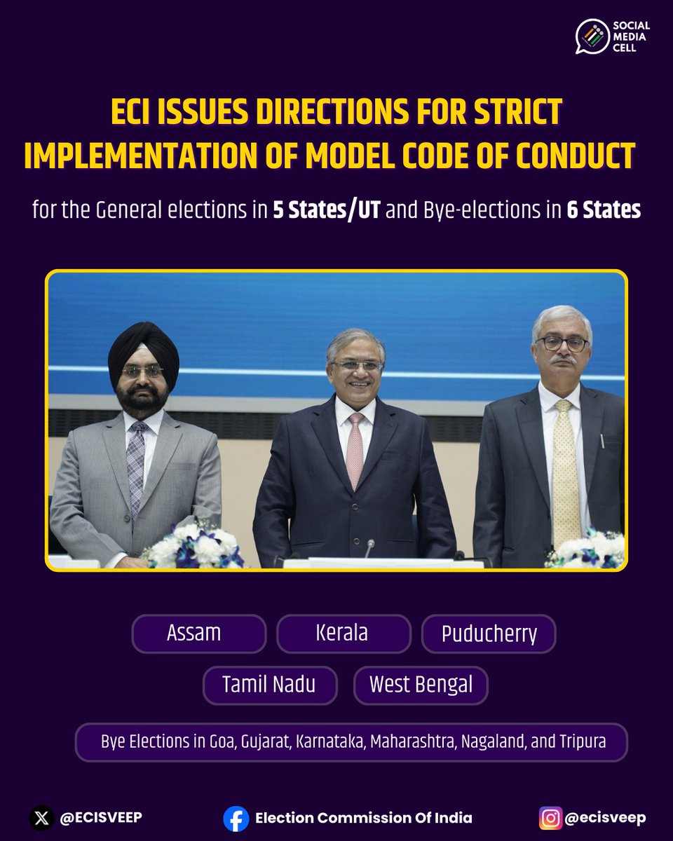 Election Commission of India tweet media