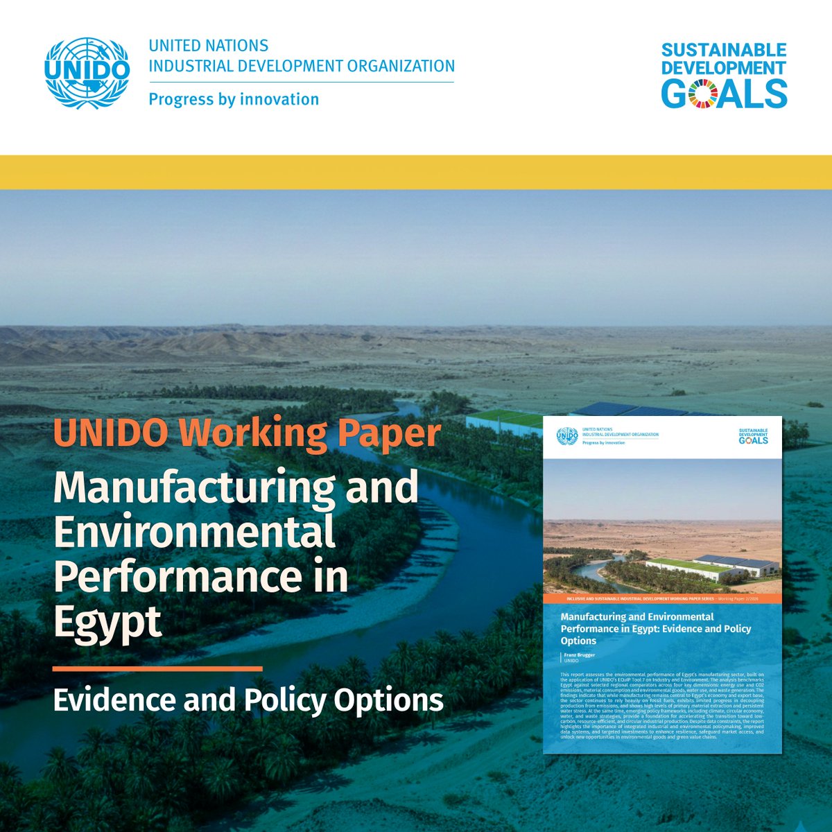 UNIDO Trends in Industrial Development & Stats tweet media