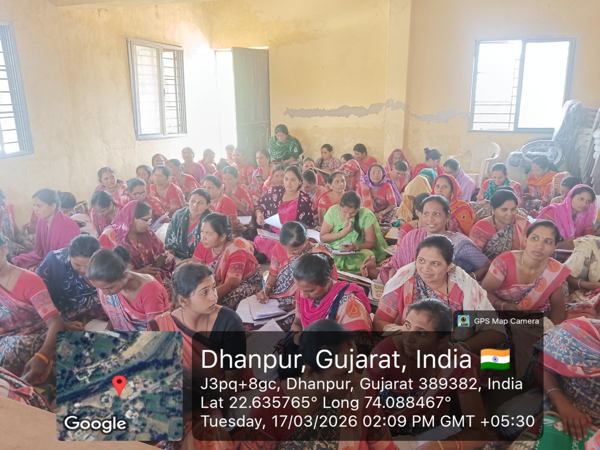 આજરોજ 17/03/2026  ધાનપુર ઘટક 2 ના વર્કર બહેનોને પોષણ સંગમની તાલીમ આપવામાં આવી 
@wcdGujarat
<a href="/CollectorDahod/">Collector Dahod</a> 
@ddodahod
@podahod
@cdpodhanpur2
@