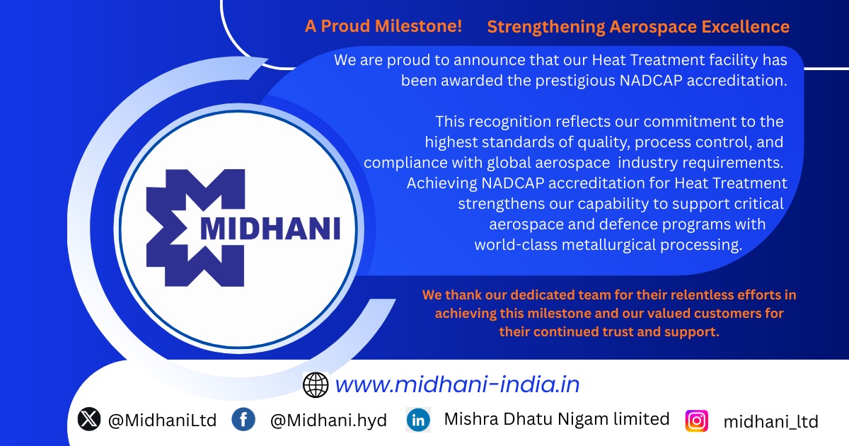 MISHRA DHATU NIGAM LTD.-CC tweet media