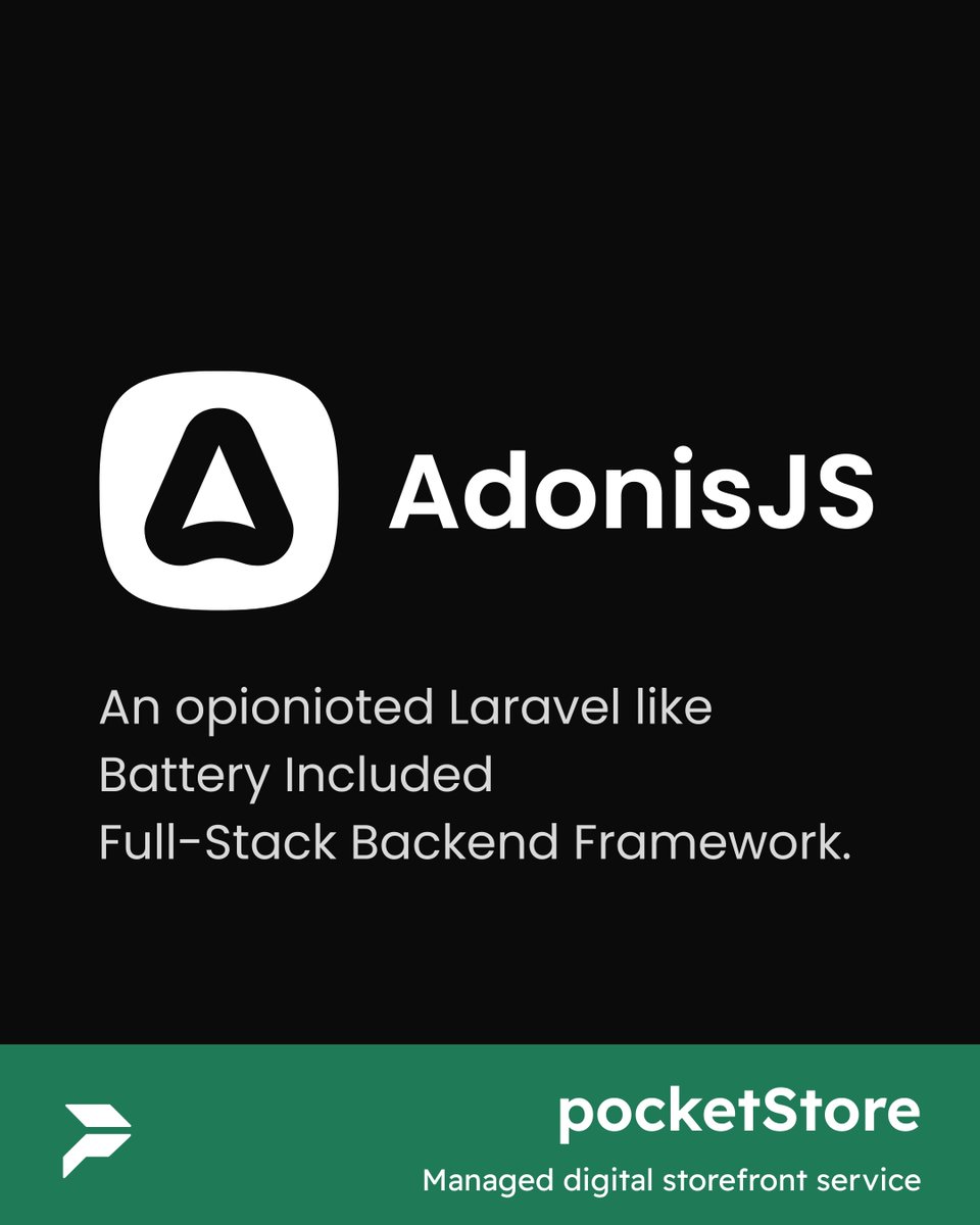 a4arpon's tweet photo. Some frameworks win because of marketing.
Some win because they mimic familiar ecosystems.

And some quietly solve real problems.

@adonisframework is one of them

While much of the industry adopted #NestJS for its Spring/Angular-like structure, #AdonisJS inspired by #Laravel. https://t.co/l2ABOzLvHq