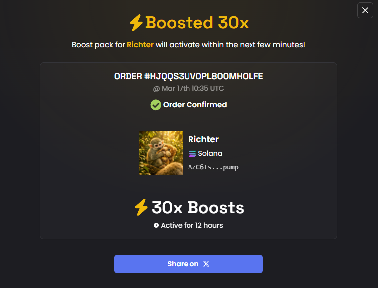 $Richter 30x boosted