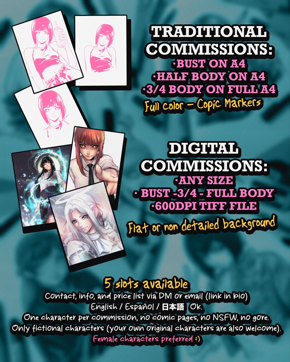 I posted this a few days ago on my other social, but I’m sharing it here as well ✌️😊 

Two slots left! 🩷