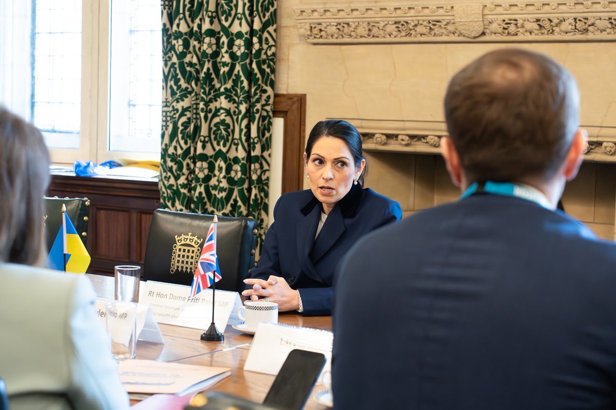 Priti Patel MP tweet media