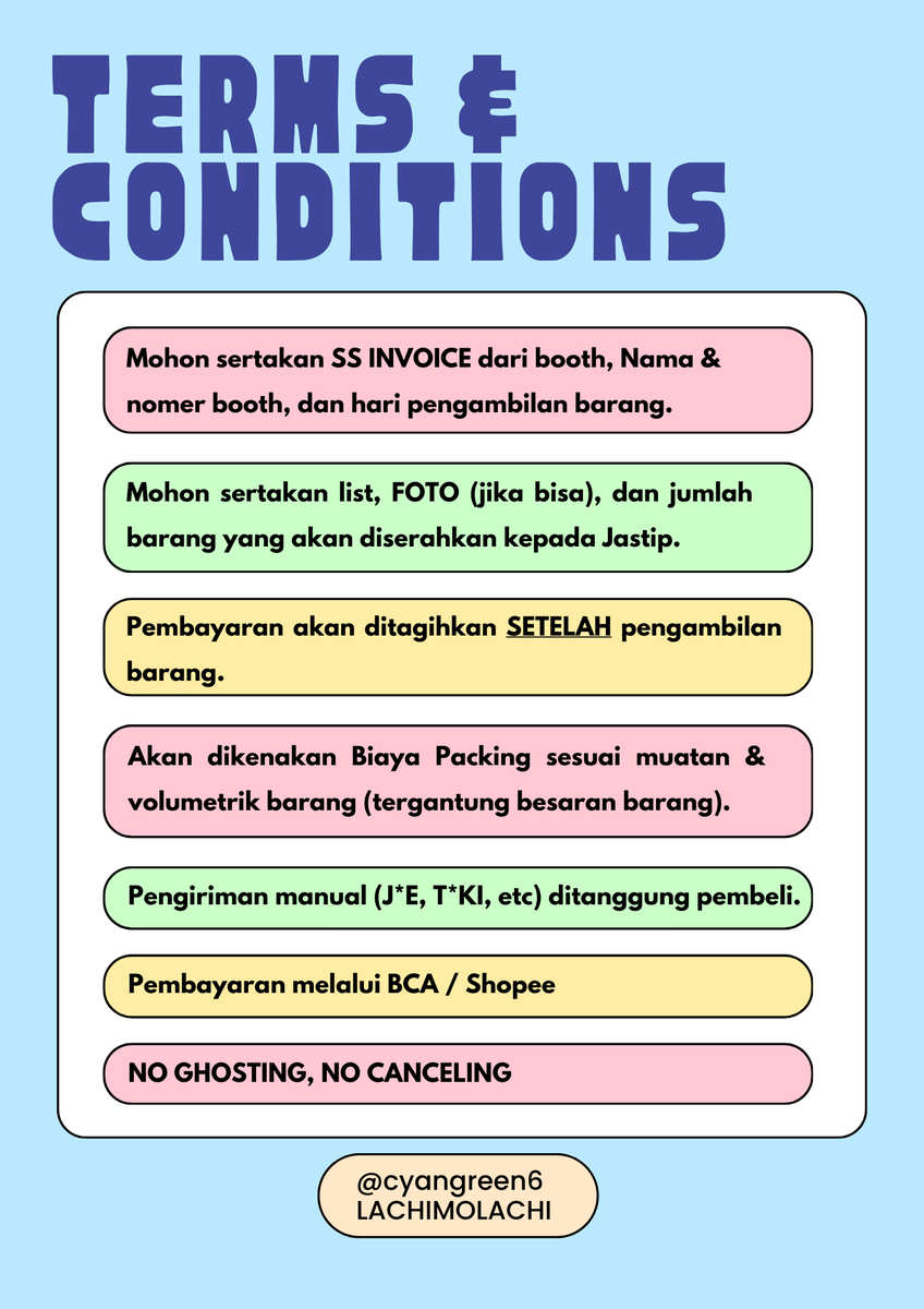 Aku akan hadir di CF (16 -17 MEI), 2 hari yaaaaa....
DM / chat ajah buat tanya2...

Mau jasa nunggu / antriin juga boleeeee....